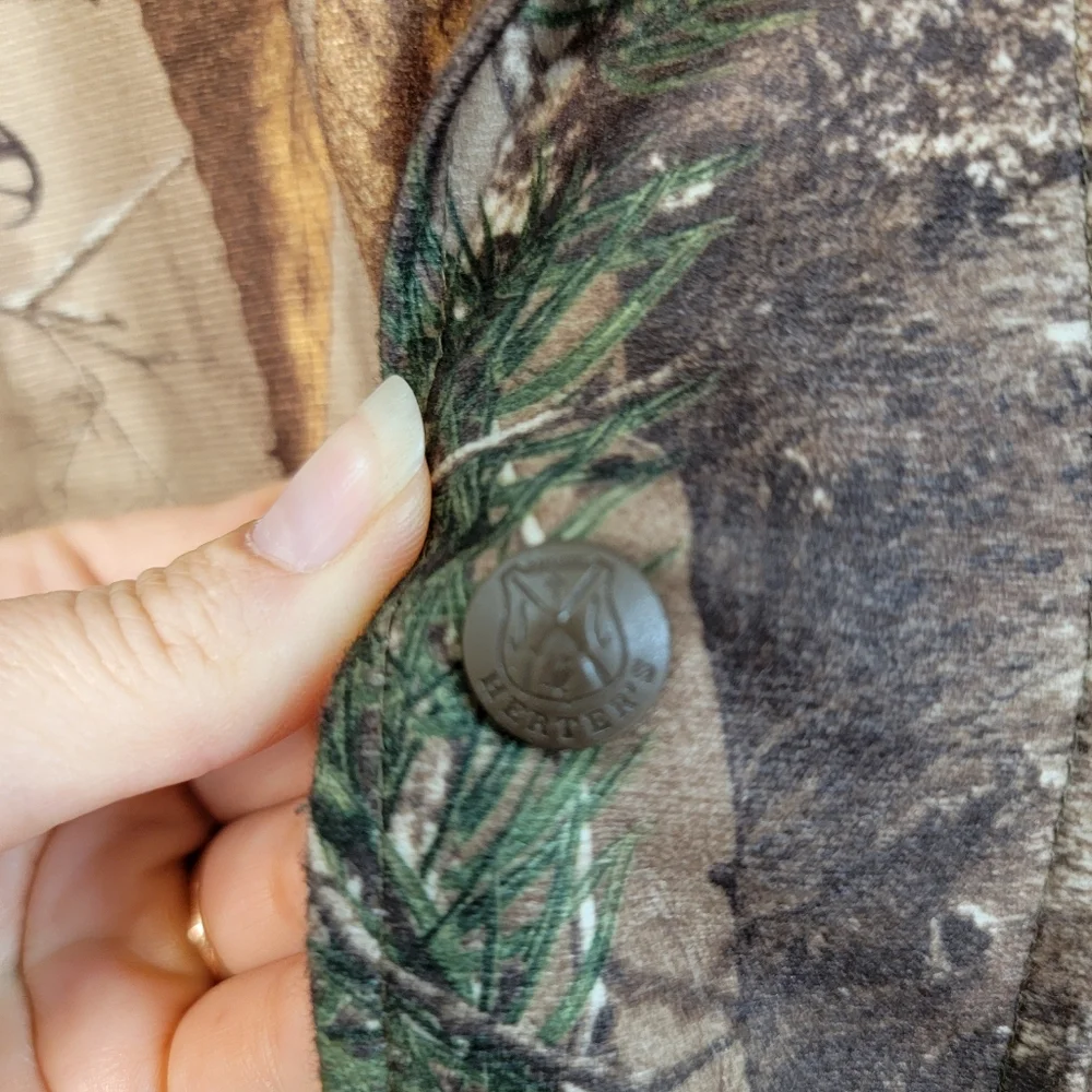 Vintage Herter's Mens‎ Size XL Hunting Realtree Camouflage Hooded Outdoor Jacket